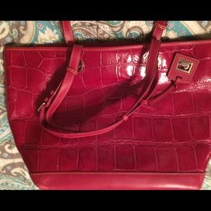 Large leather Dooney and Bourke purse